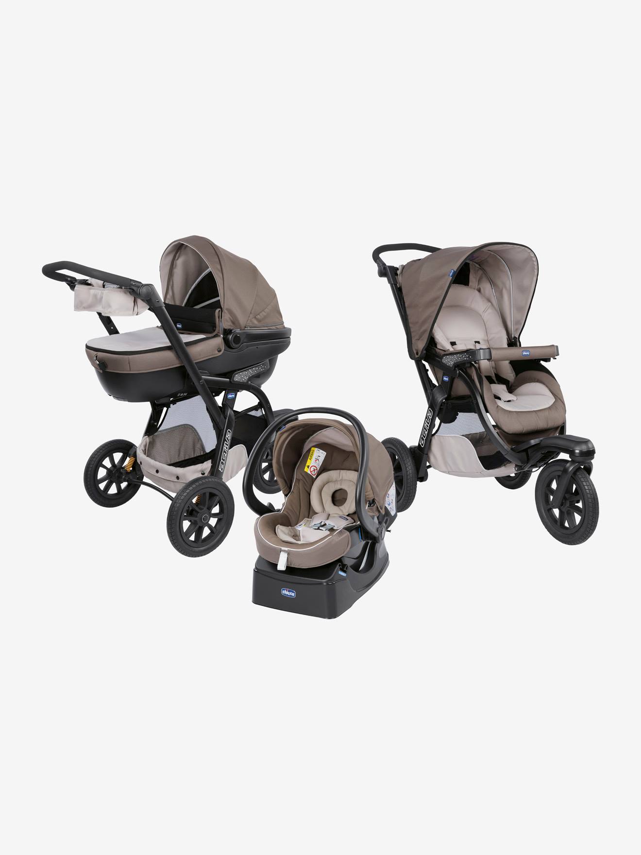 poussette trio active chicco