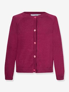Mädchen-Pullover, Strickjacke, Sweatshirt-Cardigan Feinstrick Happy Girls Mädchen Knöpfe