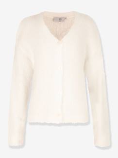 Mädchen-Pullover, Strickjacke, Sweatshirt-Strickjacke V-Ausschnitt Happy Girls Mädchen