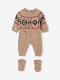 Baby-Set-Baby-Set: Overall und Schühchen