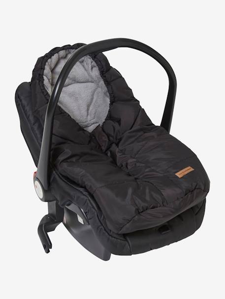 Chanceliere Doudoune Doublee Polaire Pour Siege Auto Coque Noir Puericulture