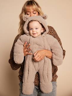 Baby Overall mit Teddyfleece Mama-Tochter-Capsule, Futter mit Leo-Print ENVIE DE FRAISE