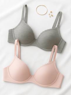 Vêtements de grossesse-Lot de 2 soutiens-gorge grossesse et allaitement ENVIE DE FRAISE