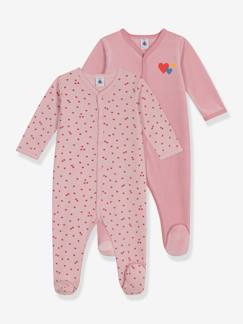 2er-Pack Baby-Schlafanzüge aus Baumwolle PETIT BATEAU