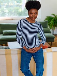 Vêtements de grossesse-T-shirt de grossesse manches longues