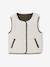 Gilet mixte sans manches réversible capsule famille écru 