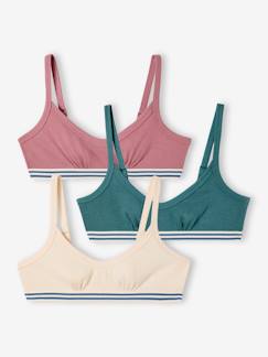 Fille-Sous-vêtement-Lot de 3 Brassières Fille Unies Jonen