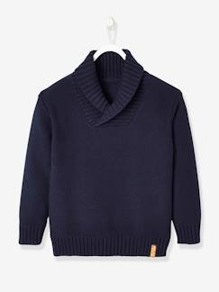 Junge-Pullover, Strickjacke, Sweatshirt-Pullover-Jungenpullover, Stehkragen