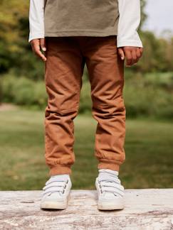 Garçon-Pantalon style jogger doublé polaire garçon facile à enfiler