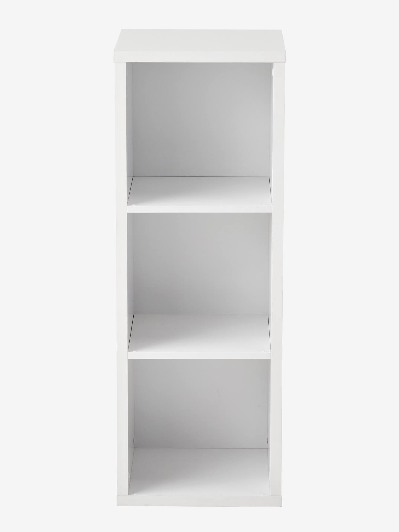 Meuble étagère 3 cases de rangement blanc H100.5cm - RETIF
