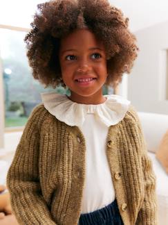 Mädchen-Pullover, Strickjacke, Sweatshirt-Mädchen Strickjacke mit Knopfverschluss