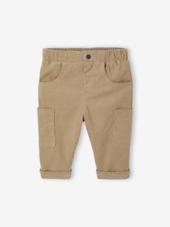 Pantalon garçon fluide facile à enfiler garçon - terracotta, Garçon