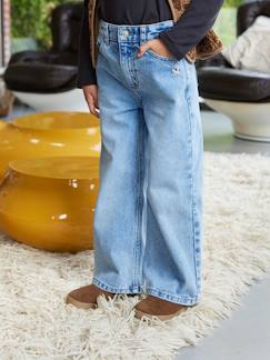 Mädchen-Weite Mädchen Jeans