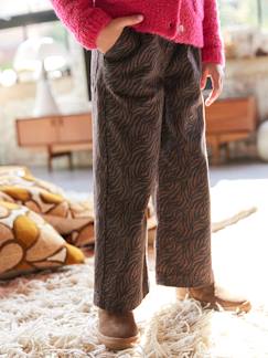 Mädchen-Hose-Weite Mädchen Paperbag-Hose mit Leopardenmuster