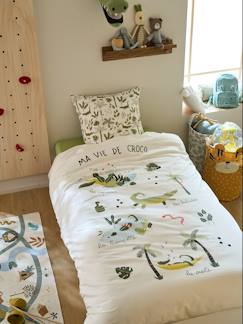 Linge de maison et décoration-Linge de lit enfant-Parure fourre de duvet + taie d'oreiller enfant TREK Oeko-Tex®