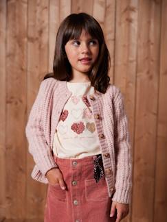 Mädchen-Pullover, Strickjacke, Sweatshirt-Flauschige Mädchen Strickjacke