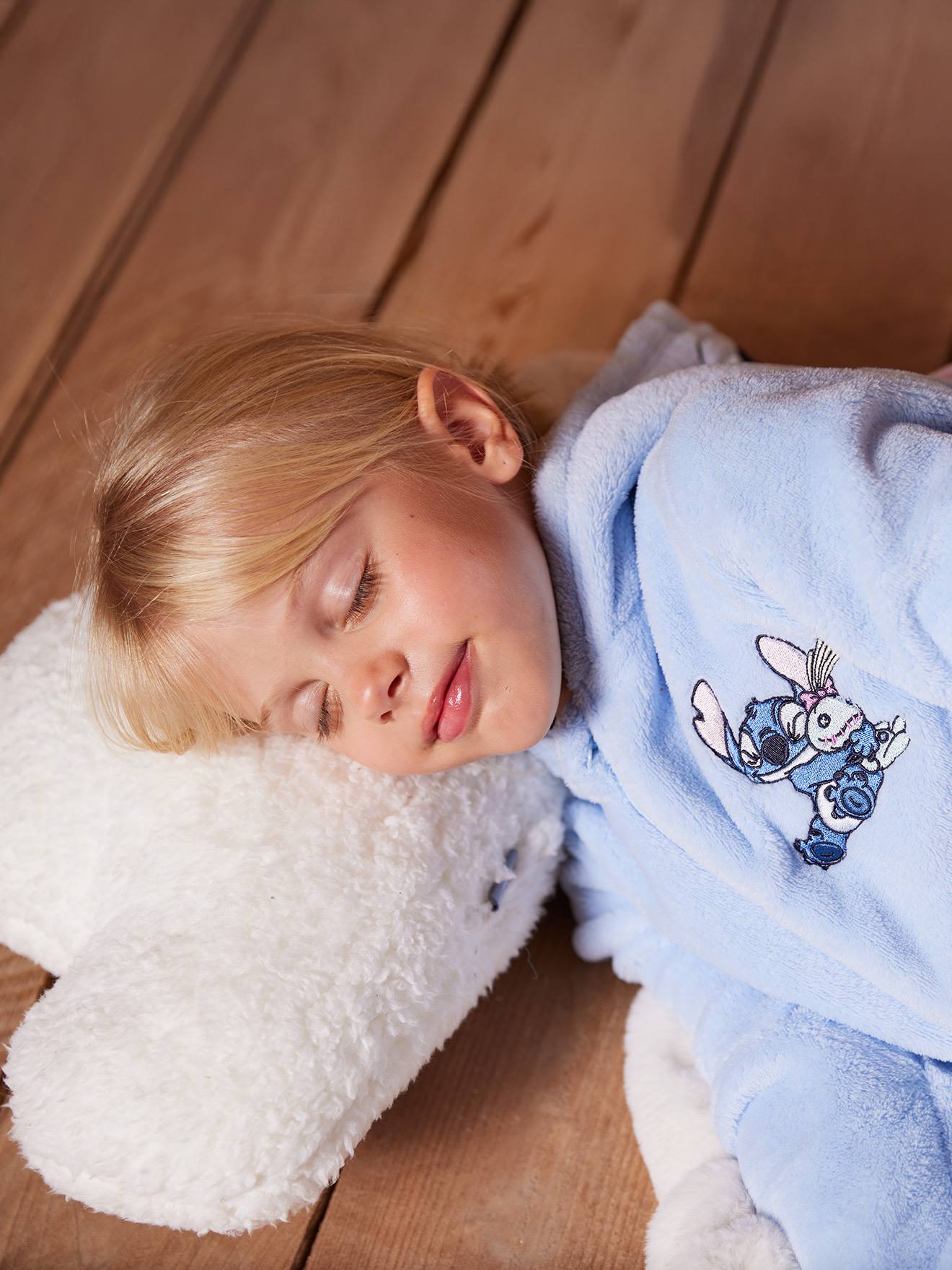 Combinaison pyjama Disney Stitch fille bleu ciel, Fille