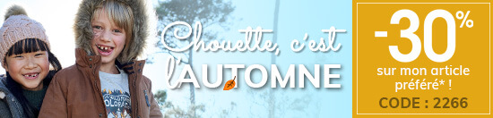 C’est l’automne ! -30% sur mon article préféré ! C’est l’automne ! -30% sur mon article préféré !
