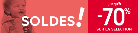 Soldes! Jusqu’à -70% sur la sélection Soldes! Jusqu’à -70% sur la sélection