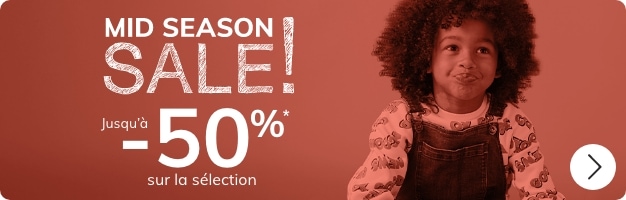 Mid Season Sale! jusqu'à -50% sur la sélection