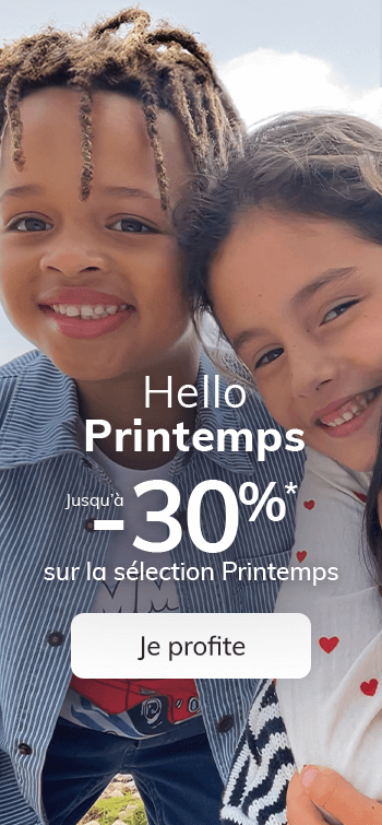 Jusqu'à -30% sur la sélection printemps