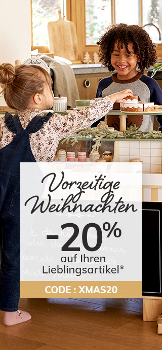 Vorzeitige Weihnachten Vorzeitige Weihnachten -20% auf Ihren Lieblingsartikel* CODE: XMAS20
