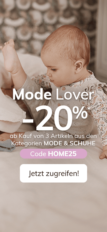 -20% ab Kauf von 3 Artikeln aus den Kategorien Mode & Schuhe - Code LOVER20