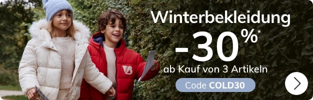 Winterbekleidung: -30% ab Kauf von 3 Artikeln - Code COLD30