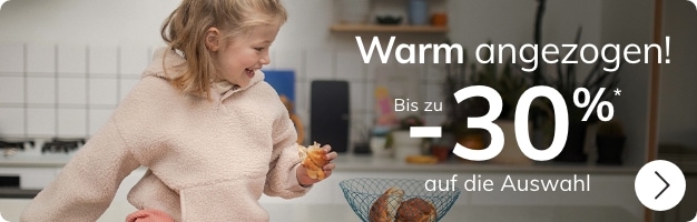 Warm angezogen! Bis zu -30% auf die Auswahl