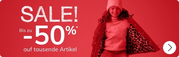 SALE! Bis zu -50% auf tausende Artikel