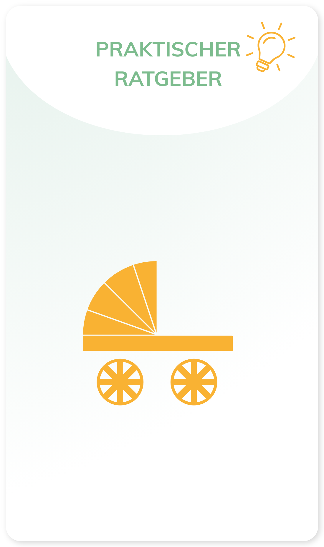 PRAKTISCHER RATGEBER Welcher Kinderwagen passt zu uns?
